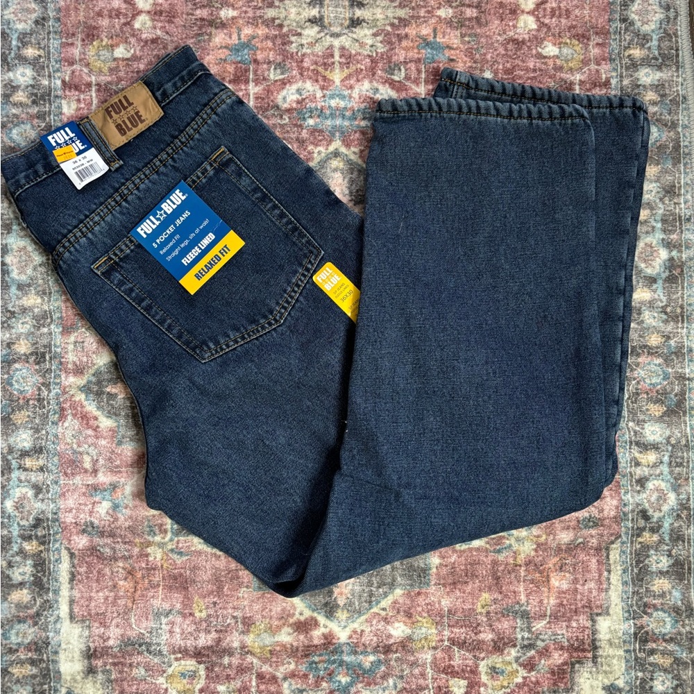 Full Blue Men's Relaxed Fit Jeans - Deep Blue (A121)